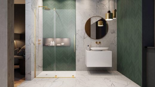 Drzwi prysznicowe do łazienki